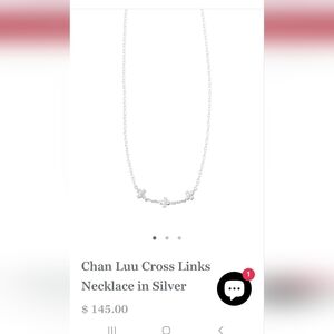 Chan Luu Silver Cross Necklace